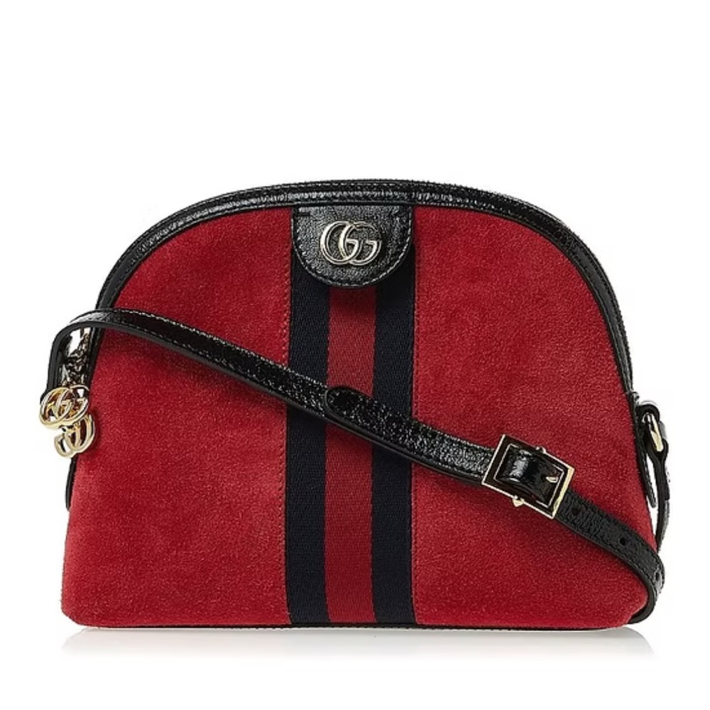 Gucci Red and Black Crossbody Bag